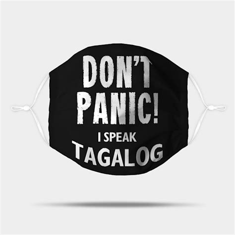 don't panic in tagalog